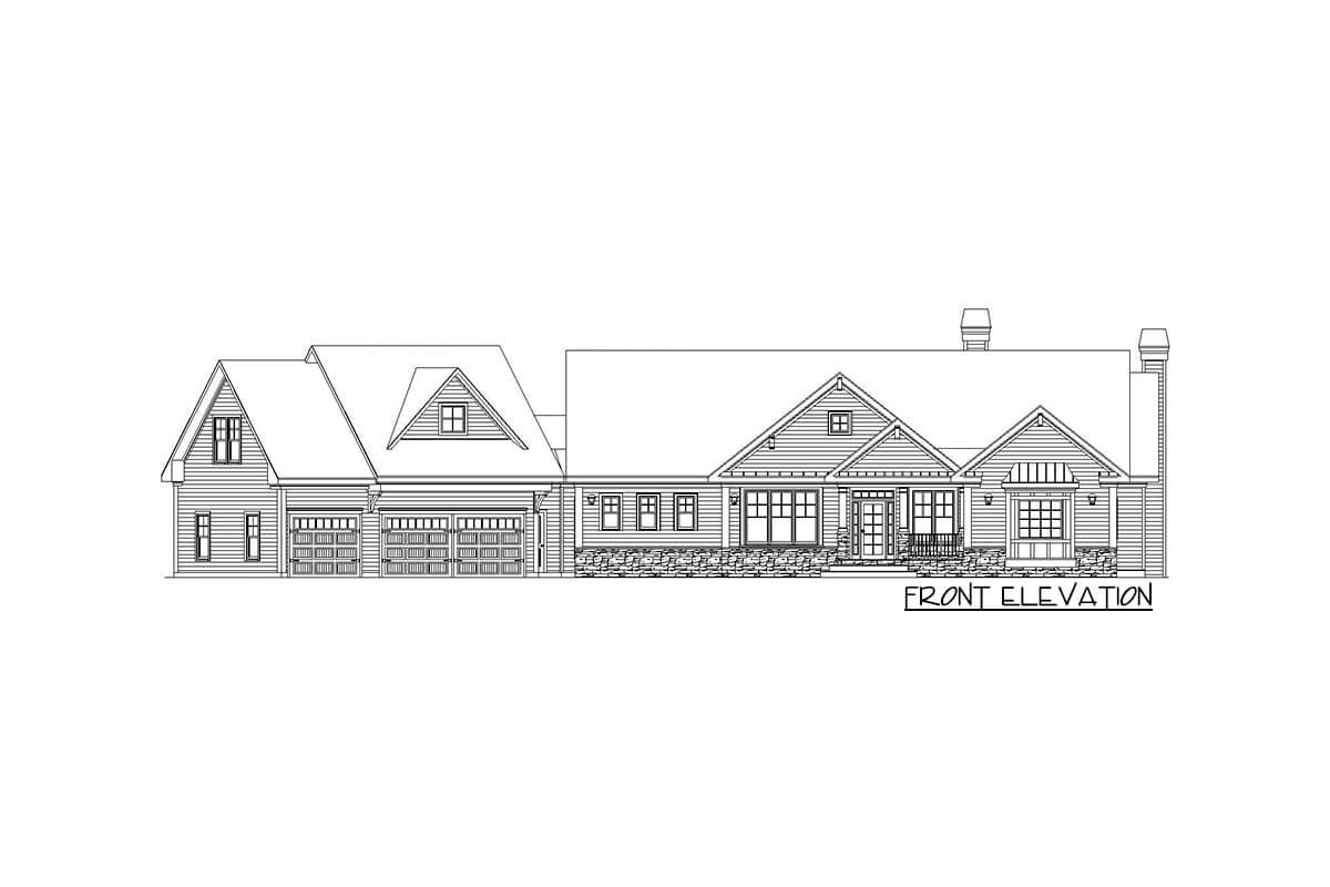 Plan 29891RL: Country Craftsman With Studio Apartment Above Angled Garage - Image #20 - Country, Craftsman, Mountain, Ranch