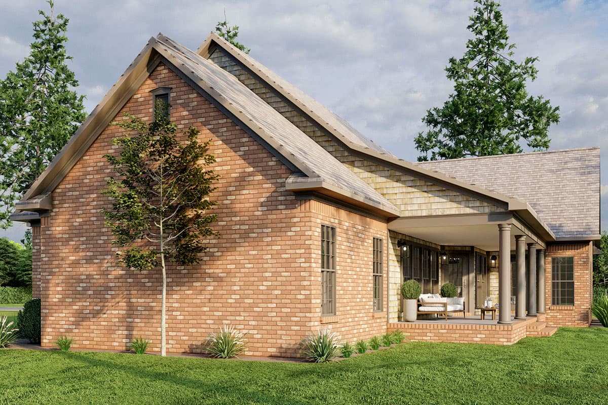 Plan 60703ND: Country Classic With Two Bonus Rooms Upstairs - 2245 Sq Ft - Image #8 - Country, Farmhouse, Southern, Traditional