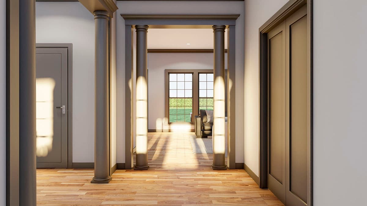 Plan 60703ND: Country Classic With Two Bonus Rooms Upstairs - 2245 Sq Ft - Image #10 - Country, Farmhouse, Southern, Traditional