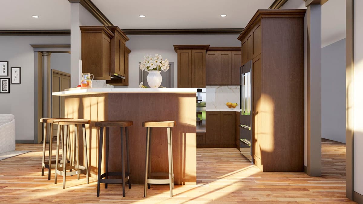 Plan 60703ND: Country Classic With Two Bonus Rooms Upstairs - 2245 Sq Ft - Image #16 - Country, Farmhouse, Southern, Traditional