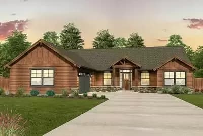 Mountain Ranch Home Plan