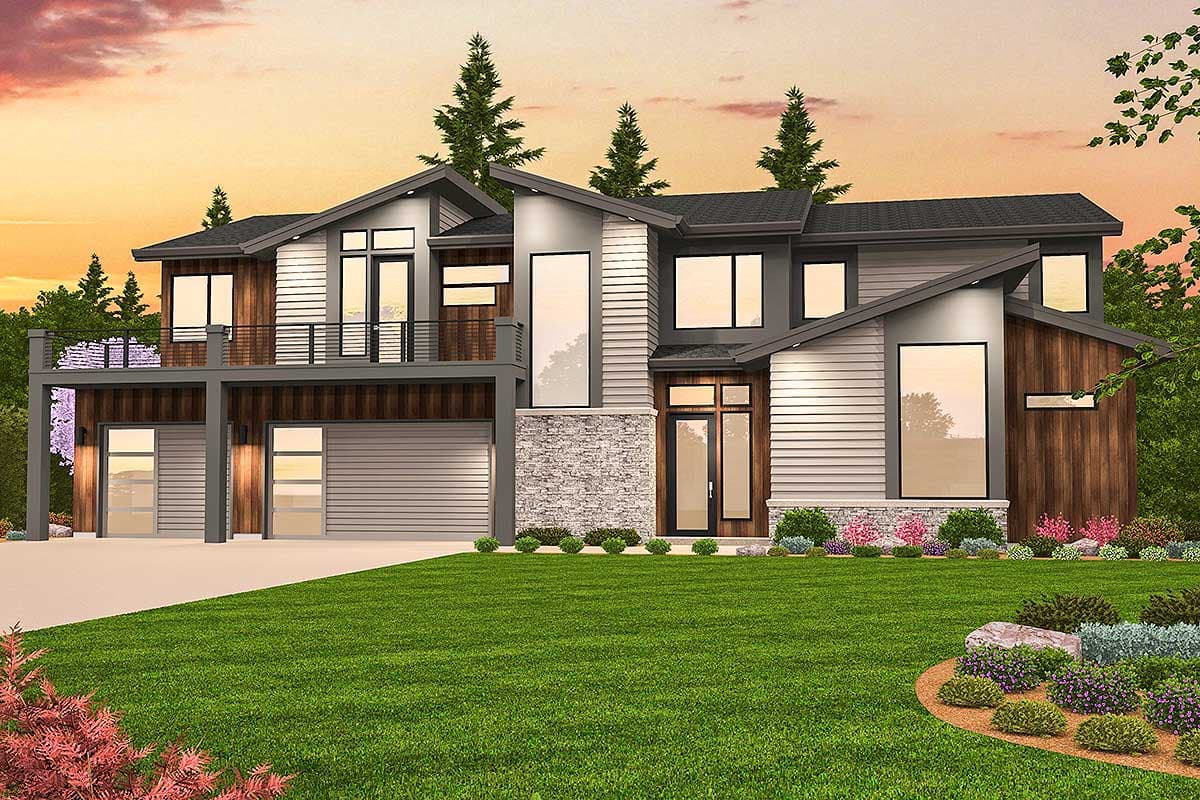 Plan 85222MS: Stunning Contemporary House Plan - Image #25 - Contemporary, Modern, Northwest