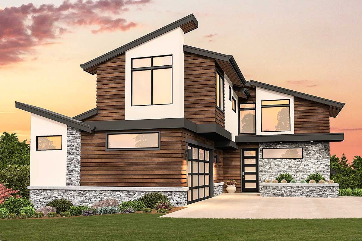 Plan 85224MS: Modern House Plan with Finished Lower Level - Image #50 - Contemporary, Modern, Northwest