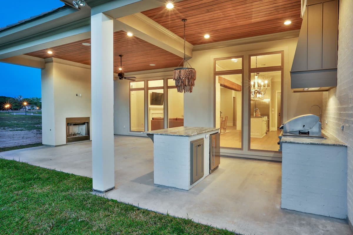Plan 860016MCD: Southern Beauty With Outdoor Kitchen And Fireplace On Covered Rear Porch - Image #20 - Acadian, Coastal, European, Florida-Style, Louisiana-Style, Southern, Transitional