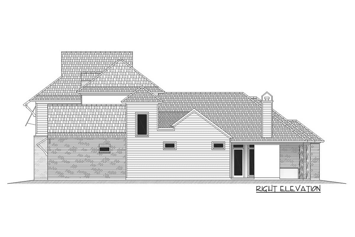 Plan 860016MCD: Southern Beauty With Outdoor Kitchen And Fireplace On Covered Rear Porch - Image #34 - Acadian, Coastal, European, Florida-Style, Louisiana-Style, Southern, Transitional