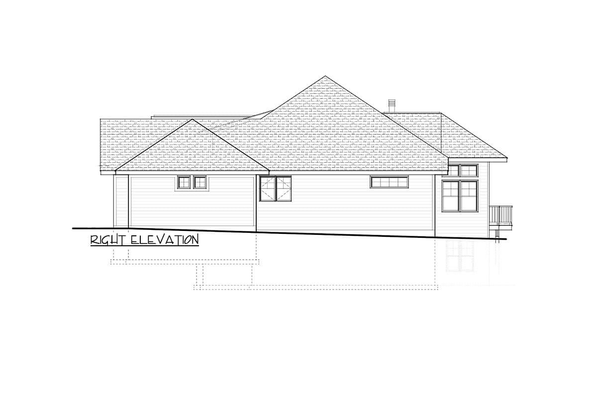 Plan 770000CED: Exclusive Craftsman Rambler with Sunny Morning Room - Image #7 - Craftsman, Northwest