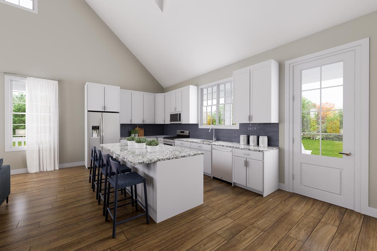 Plan 68505VR: Expanded 3-Bed Modern Farmhouse House Plan - 2095 Sq Ft - Image #6 - Country, Craftsman, Farmhouse, Mountain, Rustic