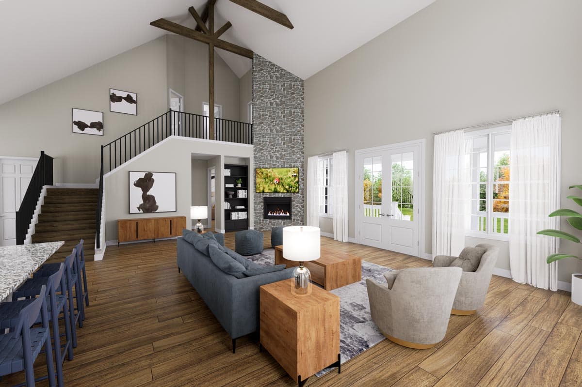 Plan 68505VR: Expanded 3-Bed Modern Farmhouse House Plan - 2095 Sq Ft - Image #7 - Country, Craftsman, Farmhouse, Mountain, Rustic