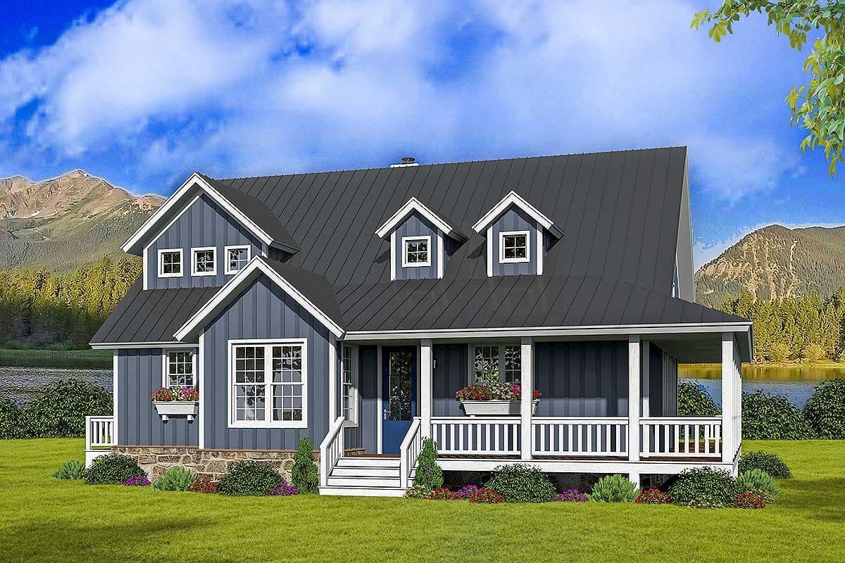 Plan 68505VR: Expanded 3-Bed Modern Farmhouse House Plan - 2095 Sq Ft - Image #25 - Country, Craftsman, Farmhouse, Mountain, Rustic