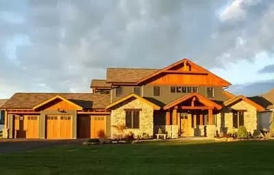 Rugged Craftsman with Indoor and Outdoor Entertaining Spaces