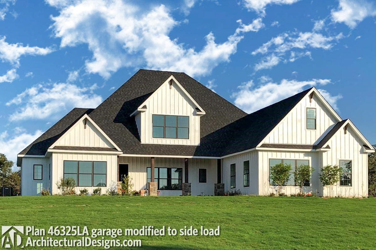 Plan 46325LA: Country Craftsman House Plan With Optional Second Floor - 3237 Sq Ft - Image #4 - Country, Craftsman, Traditional