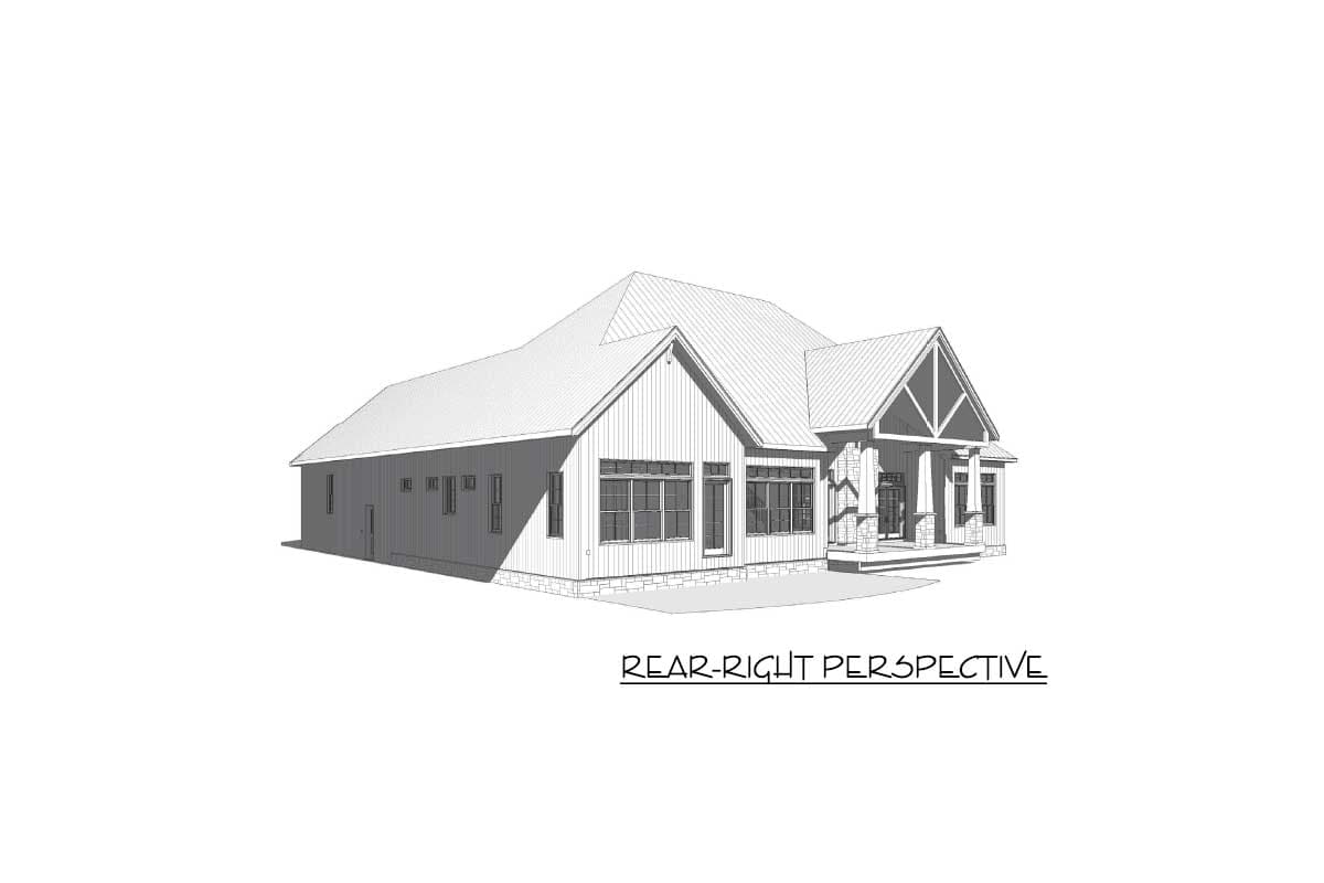 Plan 46325LA: Country Craftsman House Plan With Optional Second Floor - 3237 Sq Ft - Image #13 - Country, Craftsman, Traditional