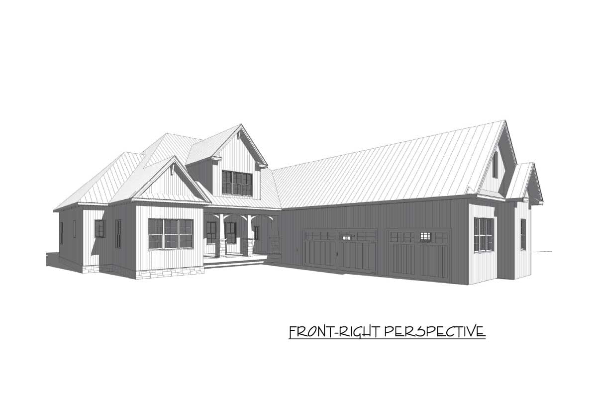 Plan 46325LA: Country Craftsman House Plan With Optional Second Floor - 3237 Sq Ft - Image #12 - Country, Craftsman, Traditional