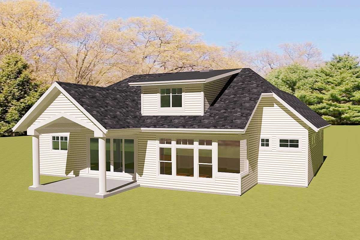 Plan 770005CED: Charming Traditional House Plan - Image #15 - Cape Cod, Farmhouse, New American, Northwest, Traditional