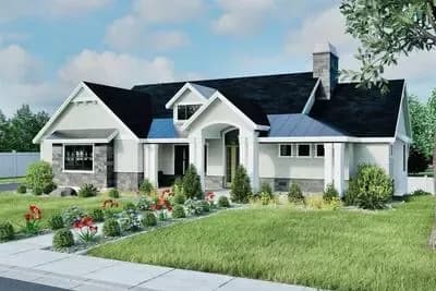 Craftsman Ranch With Finished Lower Level