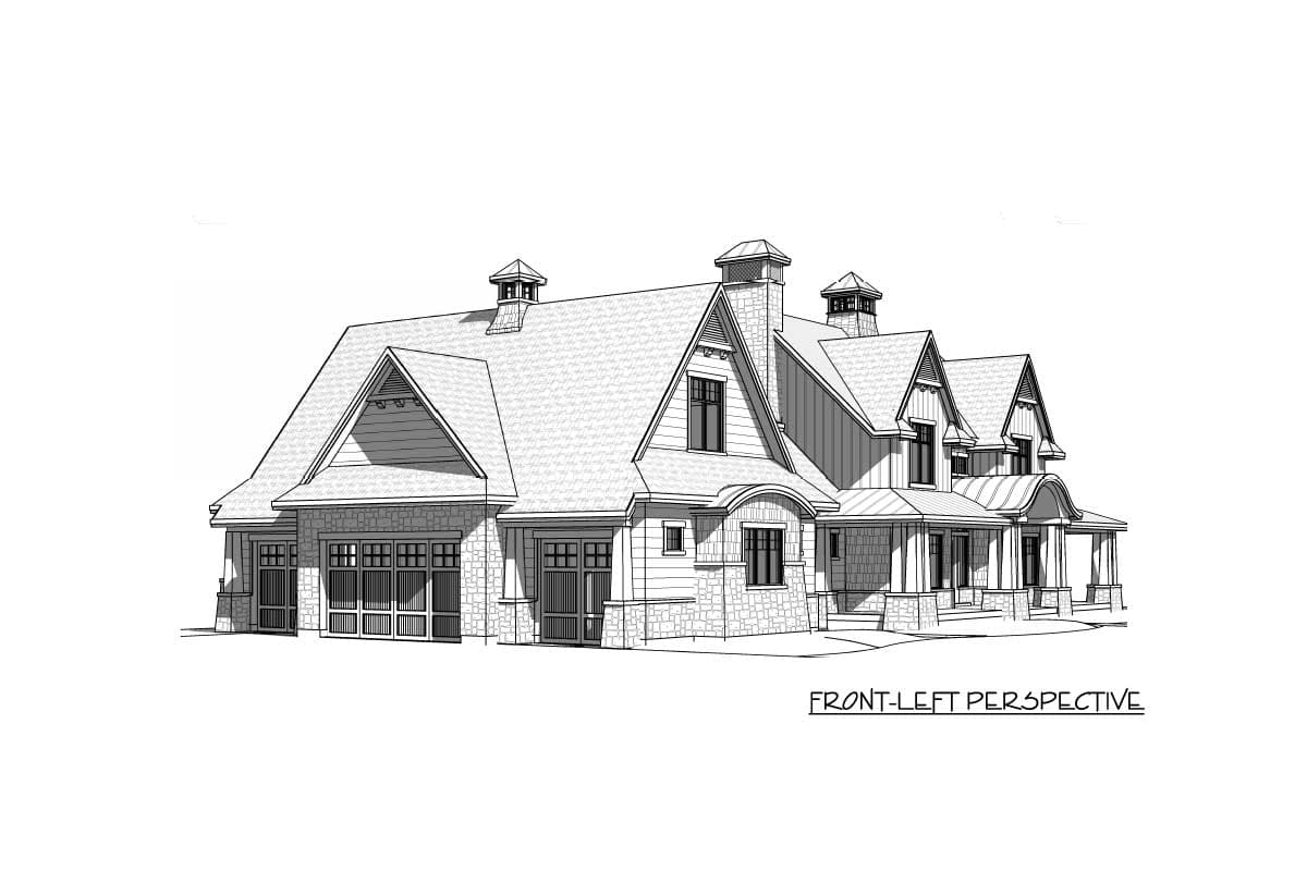 Plan 290085IY: Modern Farmhouse With Dramatic Views To The Rear - 5472 Sq Ft - Image #8 - Country, Craftsman, Farmhouse, New American