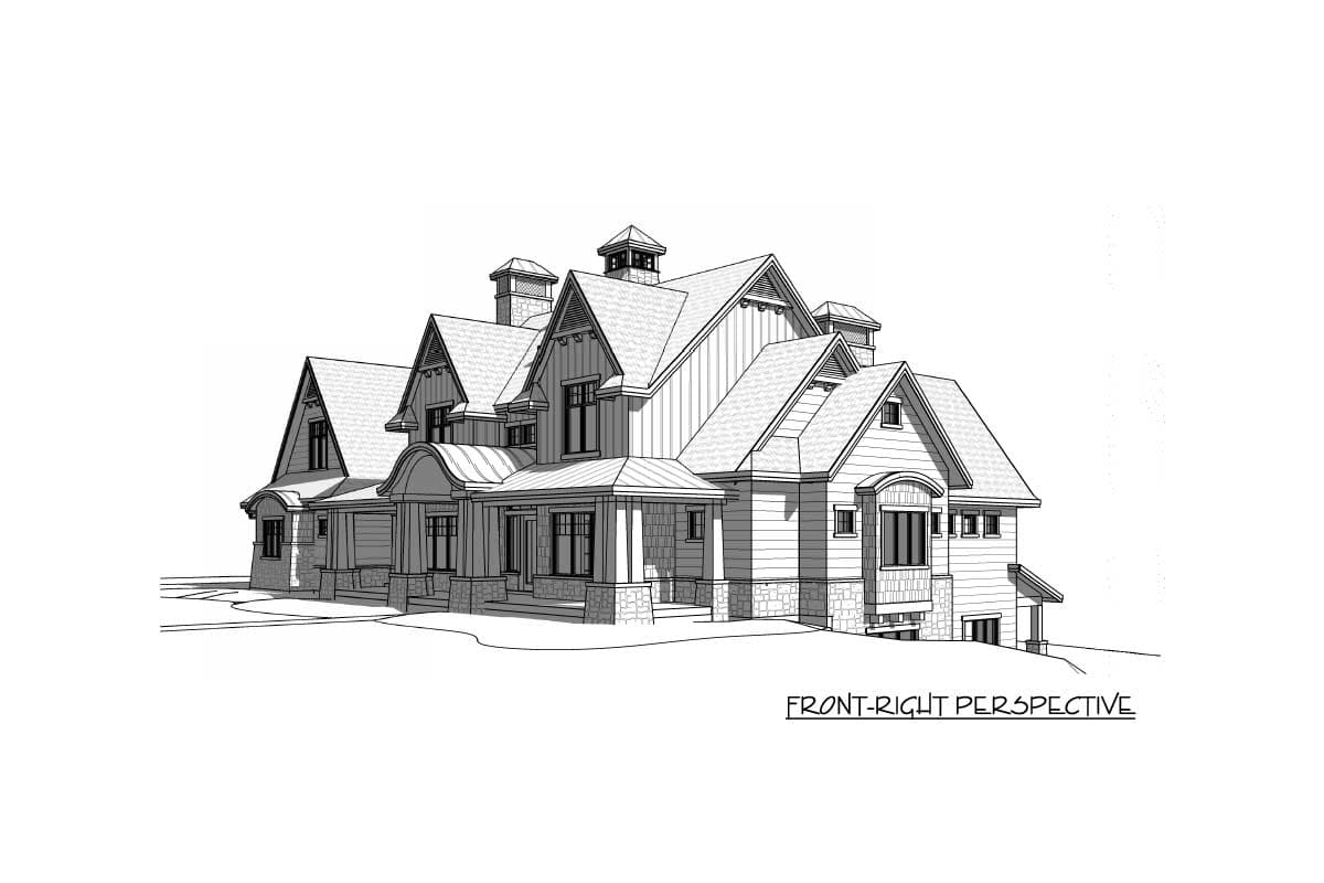 Plan 290085IY: Modern Farmhouse With Dramatic Views To The Rear - 5472 Sq Ft - Image #7 - Country, Craftsman, Farmhouse, New American