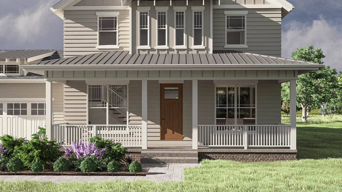 Plan 62715DJ: 2-Story Modern Farmhouse Plan With Front Porch and Rear Covered Patio - 3516 Sq Ft - Image #16 - Country, Farmhouse, Southern, Traditional