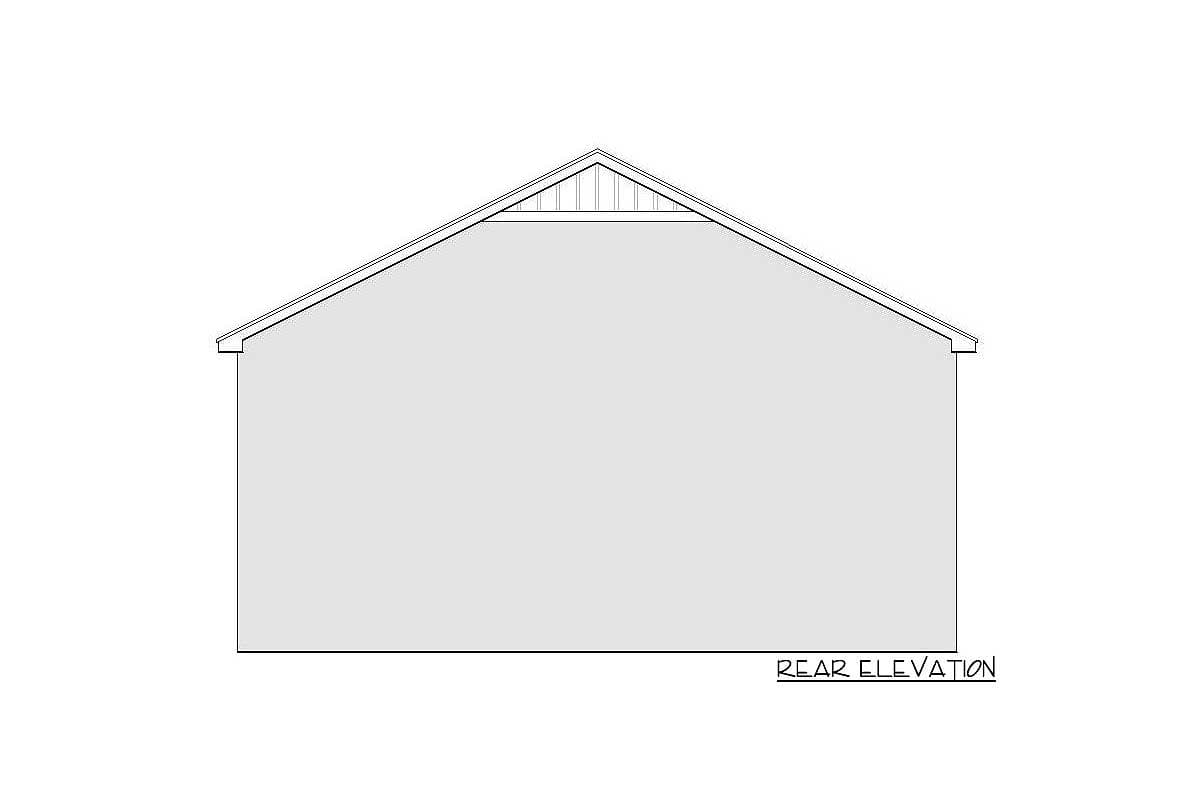 Plan 68506VR: Lift-Friendly RV Garage with High Ceilings - Image #4 - Traditional