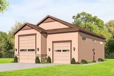 Lift-Friendly RV Garage with High Ceilings