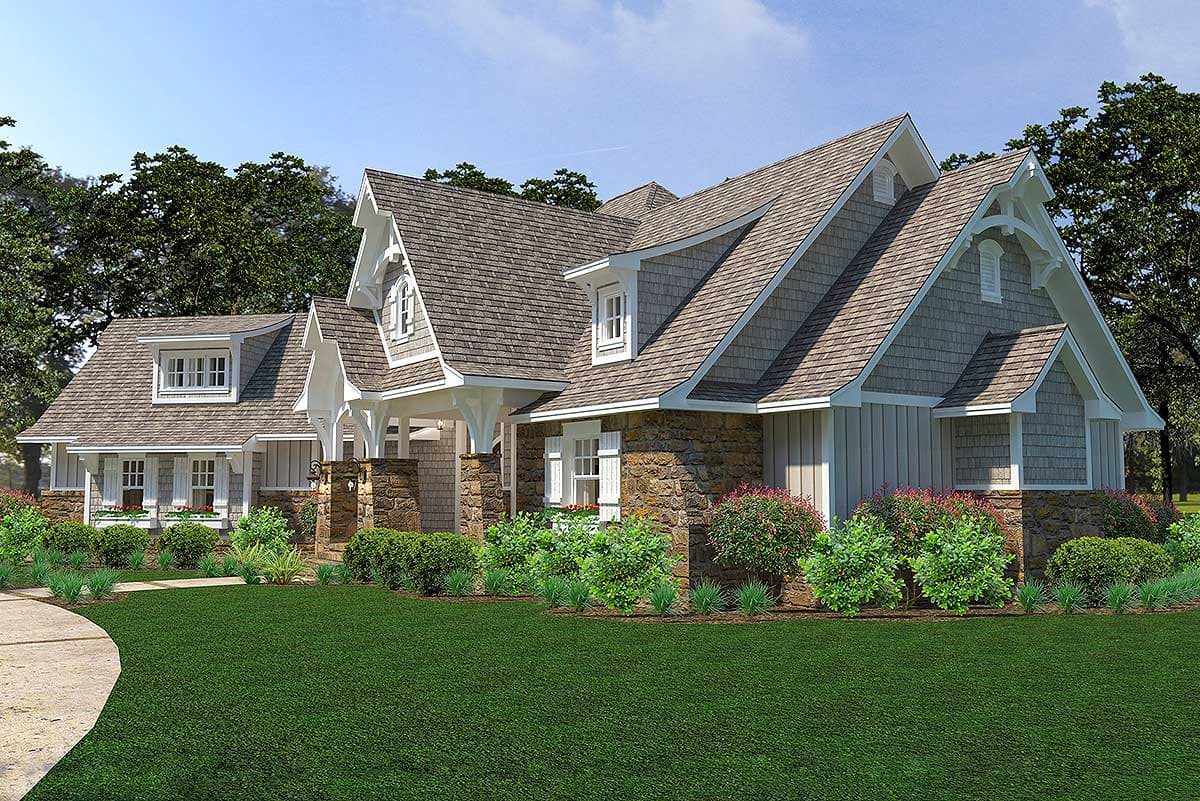 Plan 16899WG: Country Craftsman with Bonus Over Garage - Image #12 - Country, Craftsman, European, New American, Northwest