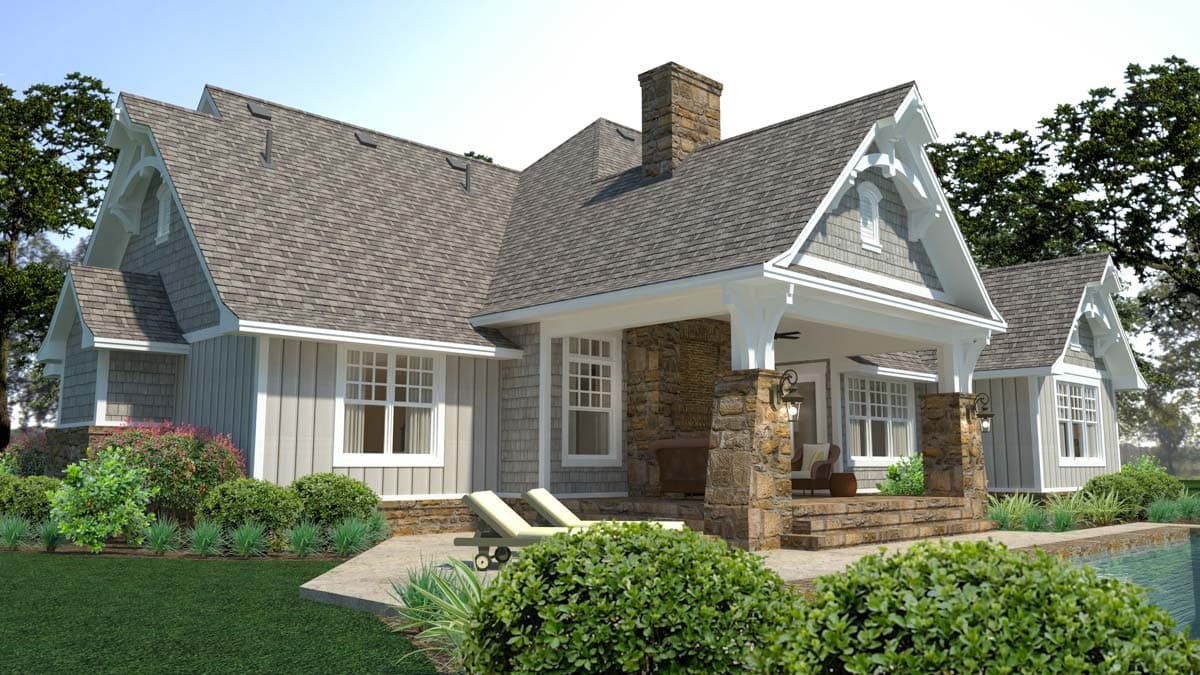 Plan 16899WG: Country Craftsman with Bonus Over Garage - Image #11 - Country, Craftsman, European, New American, Northwest