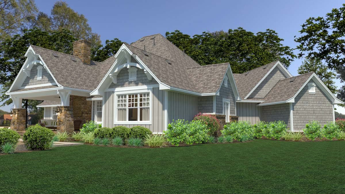 Plan 16899WG: Country Craftsman with Bonus Over Garage - Image #8 - Country, Craftsman, European, New American, Northwest