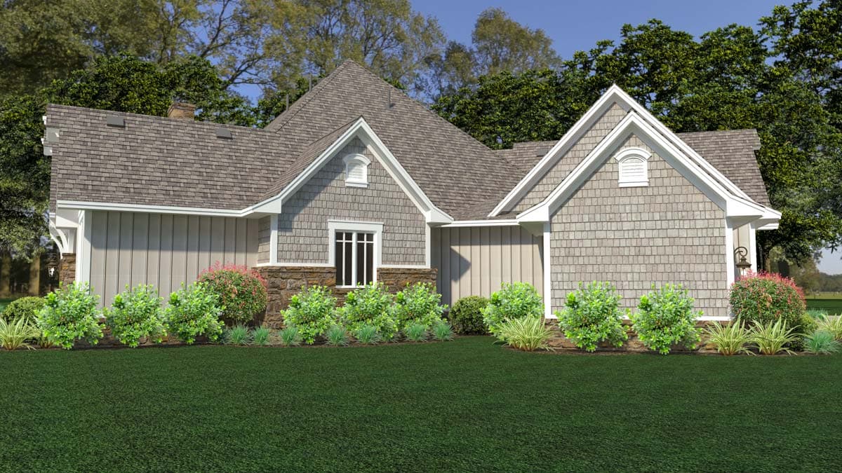 Plan 16899WG: Country Craftsman with Bonus Over Garage - Image #7 - Country, Craftsman, European, New American, Northwest