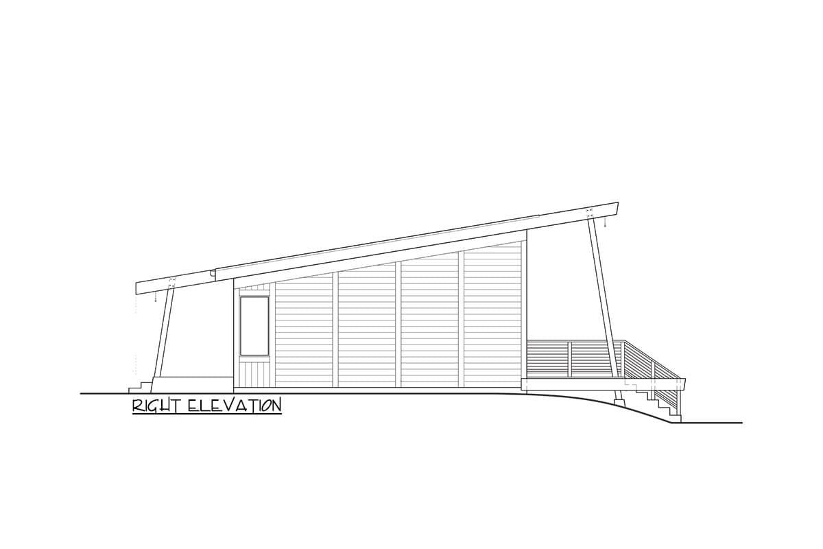 Plan 737003LVL: Contemporary House Plan with Panoramic Views - Image #5 - Beach, Coastal, Contemporary, Mid Century Modern, Modern, Mountain, Vacation