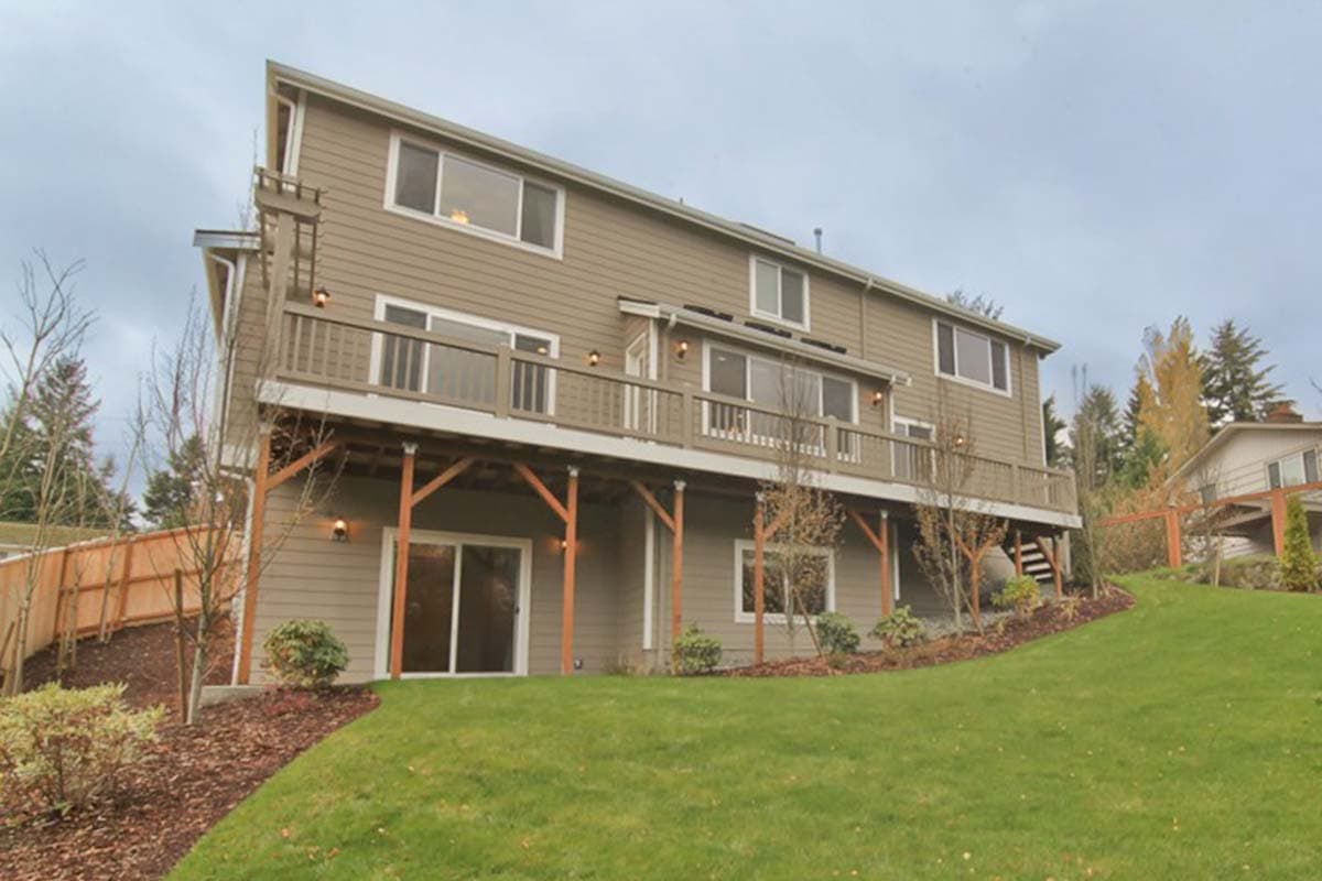 Plan 23719JD: Three Level Traditional House Plan with 4 Car Tandem Garage - Image #20 - Northwest, Shingle, Traditional