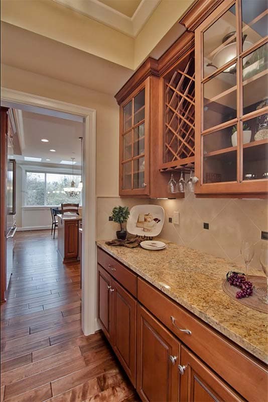 Plan 23719JD: Three Level Traditional House Plan with 4 Car Tandem Garage - Image #6 - Northwest, Shingle, Traditional