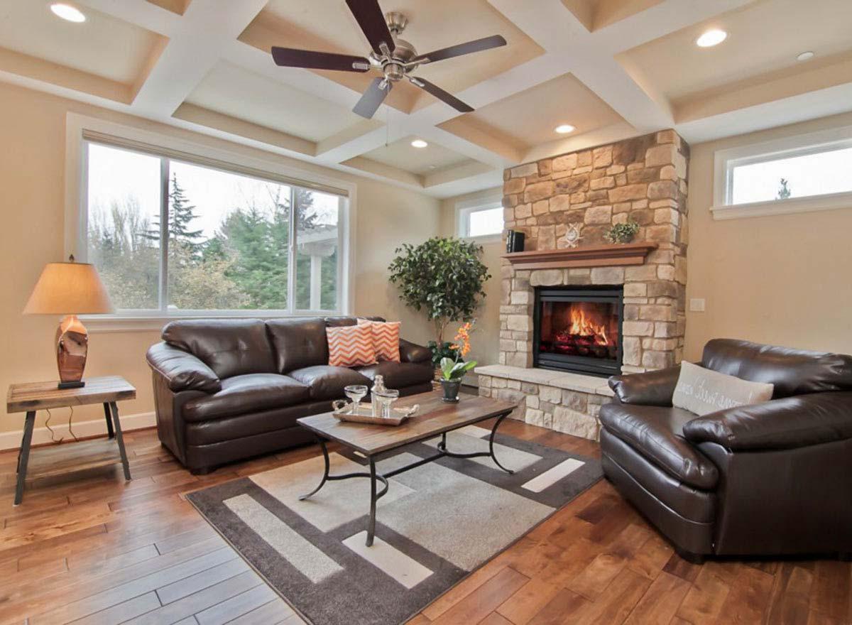 Plan 23719JD: Three Level Traditional House Plan with 4 Car Tandem Garage - Image #9 - Northwest, Shingle, Traditional