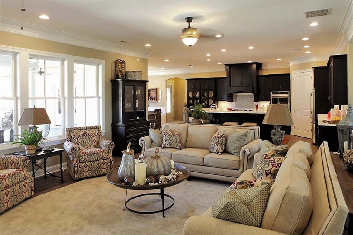 Plan 62142V: Southern Country Ranch Home Plan With Poolhouse - Image #6 - Country, Ranch, Southern, Traditional
