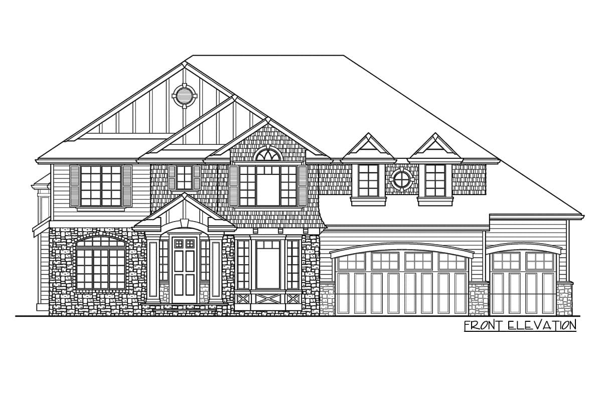 Plan 23722JD: Lavish Traditional House Plan - Image #23 - Craftsman, New American, Northwest, Shingle, Traditional