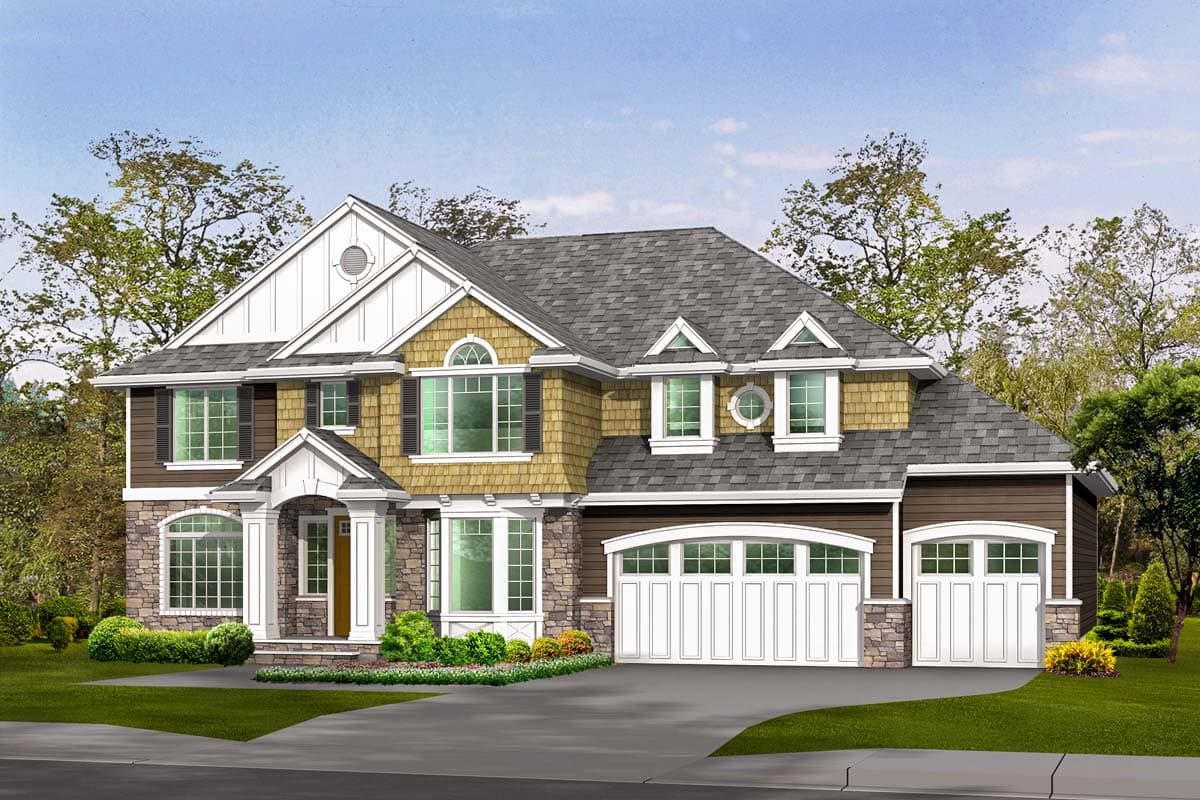 Plan 23722JD: Lavish Traditional House Plan - Image #22 - Craftsman, New American, Northwest, Shingle, Traditional