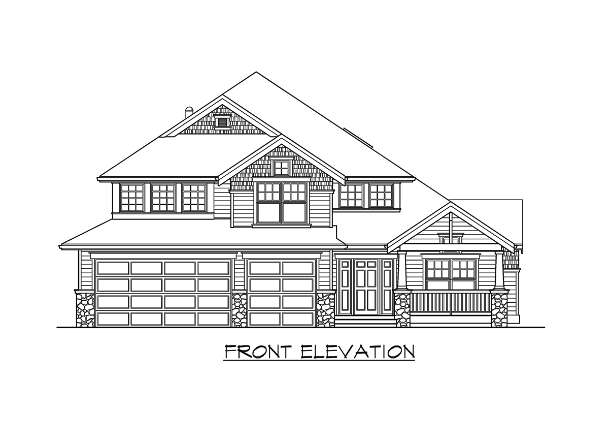 Plan 23725JD: Craftsman House Plan With Unique Angled Foyer - Image #19 - Craftsman, New American, Northwest, Shingle
