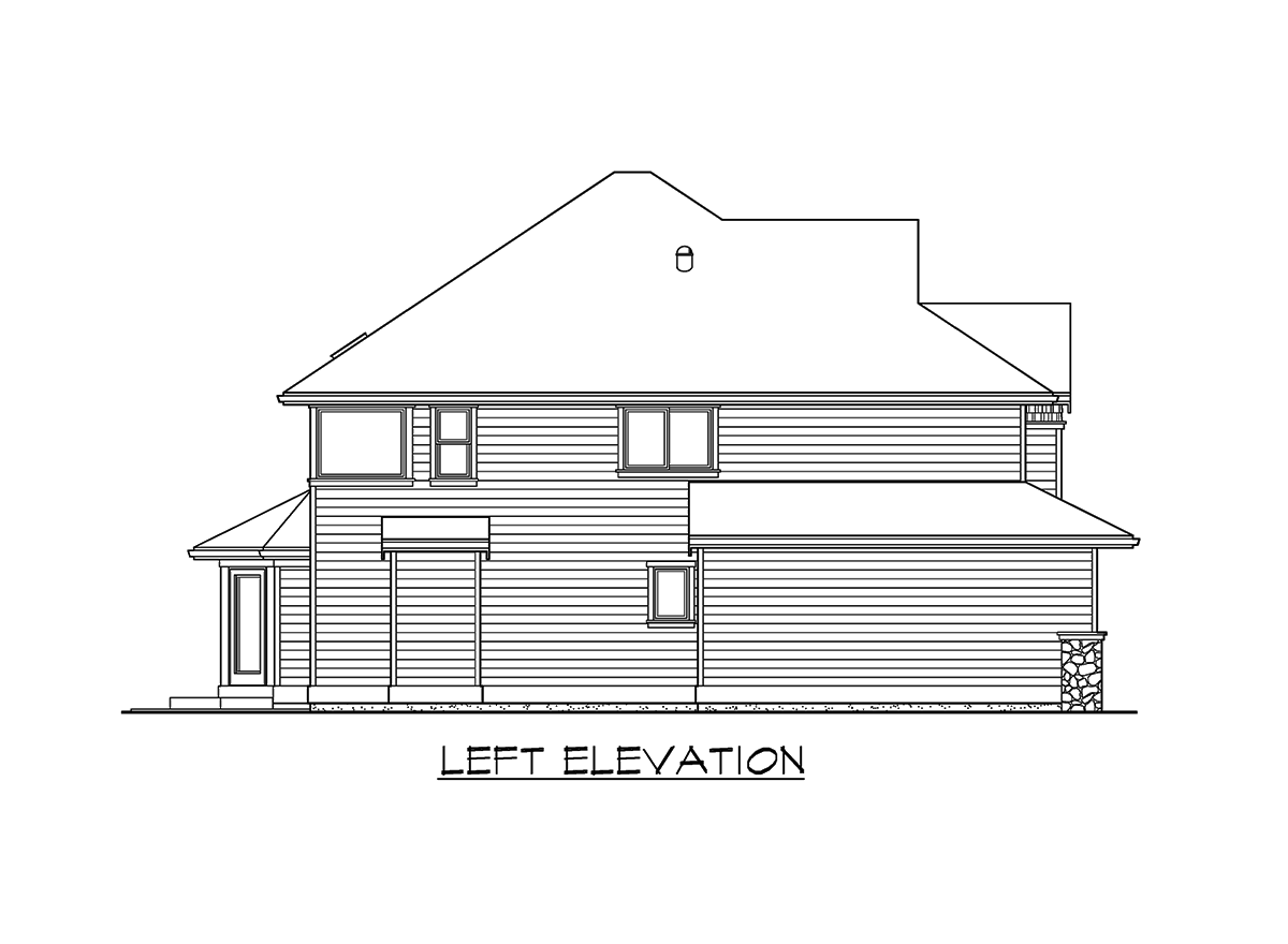 Plan 23725JD: Craftsman House Plan With Unique Angled Foyer - Image #20 - Craftsman, New American, Northwest, Shingle