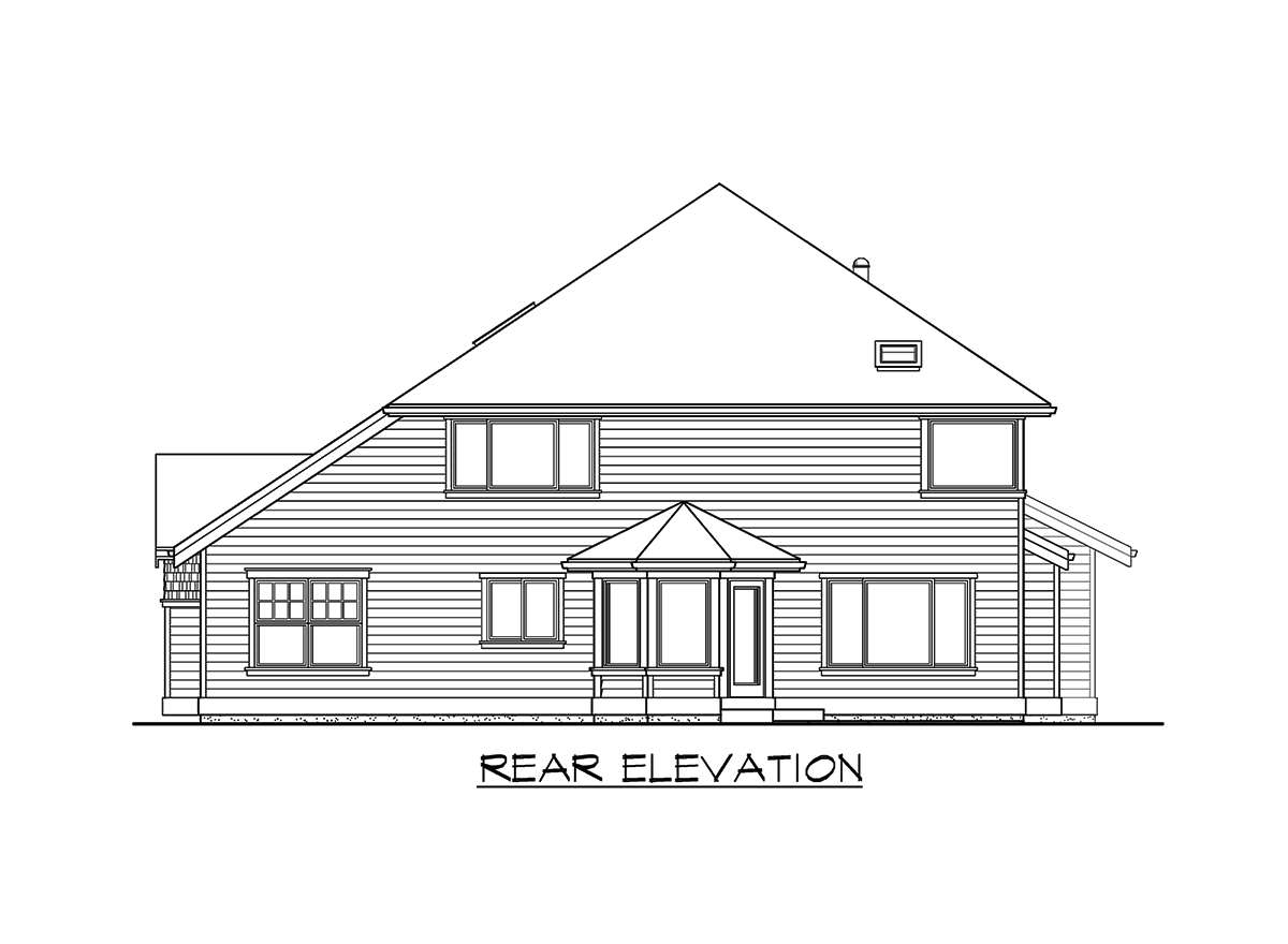Plan 23725JD: Craftsman House Plan With Unique Angled Foyer - Image #21 - Craftsman, New American, Northwest, Shingle