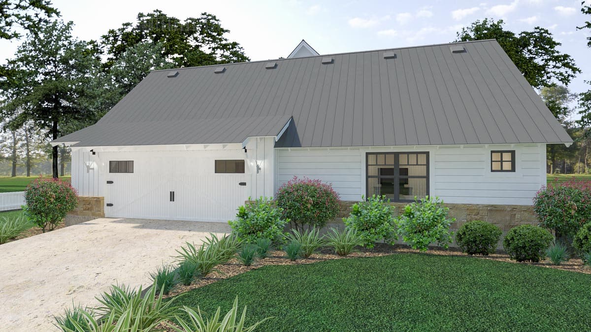 Plan 16900WG: Modern Farmhouse with Split Bedroom Layout and Outdoor Fireplace - 2393 Sq Ft - Image #9 - Country, Farmhouse, Modern Farmhouse, New American