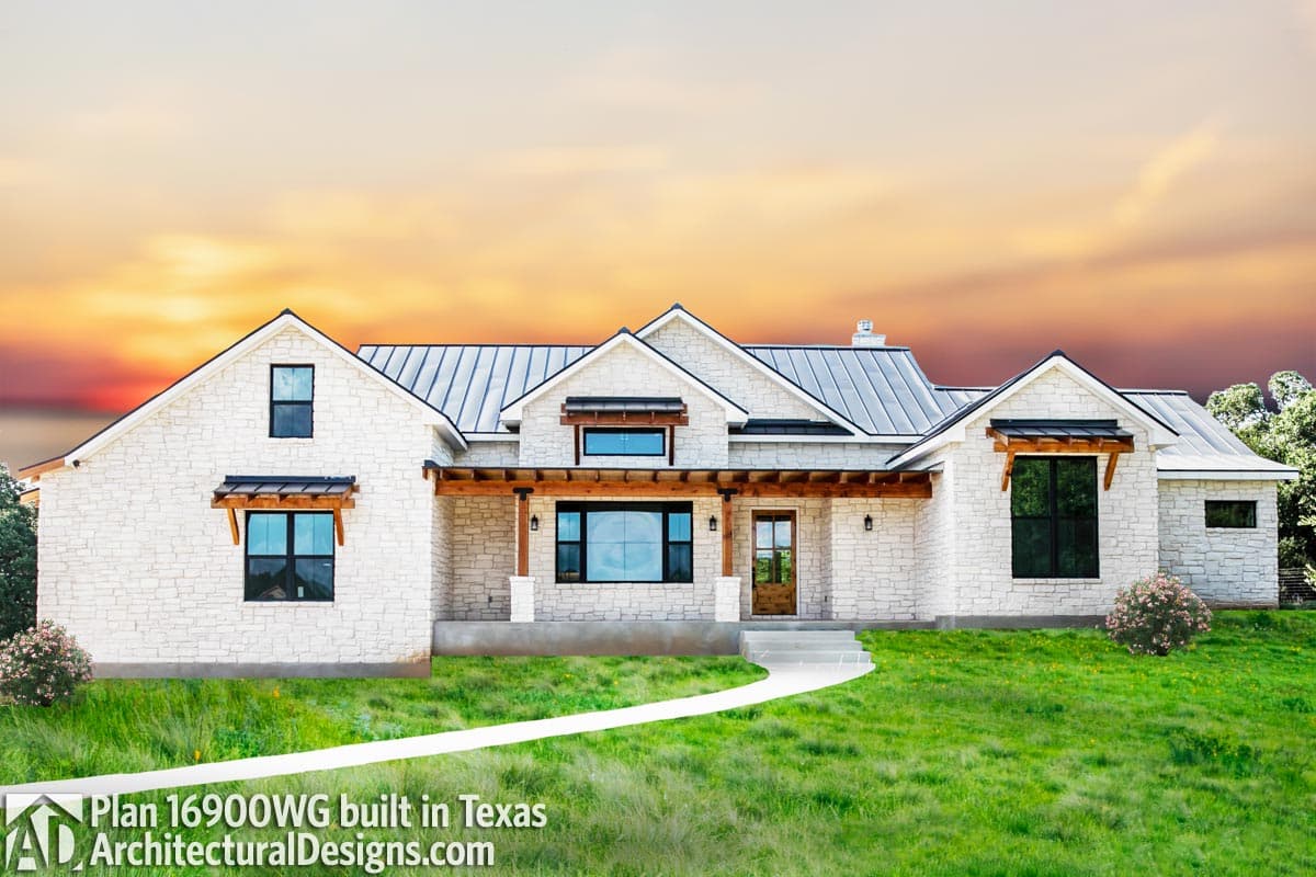 build gallery item - House Plan 16900WG Comes to Life in Texas, Again!