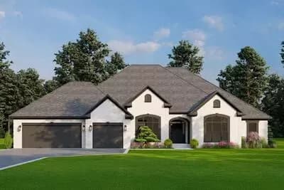European House Plan With Flexible Upstairs And Up To Five Bedrooms - 3264 Sq Ft