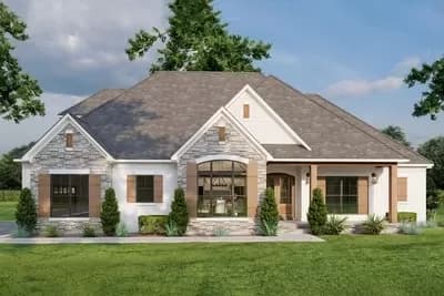 Traditional House Plan With A Rustic Twist - 2199 Sq Ft