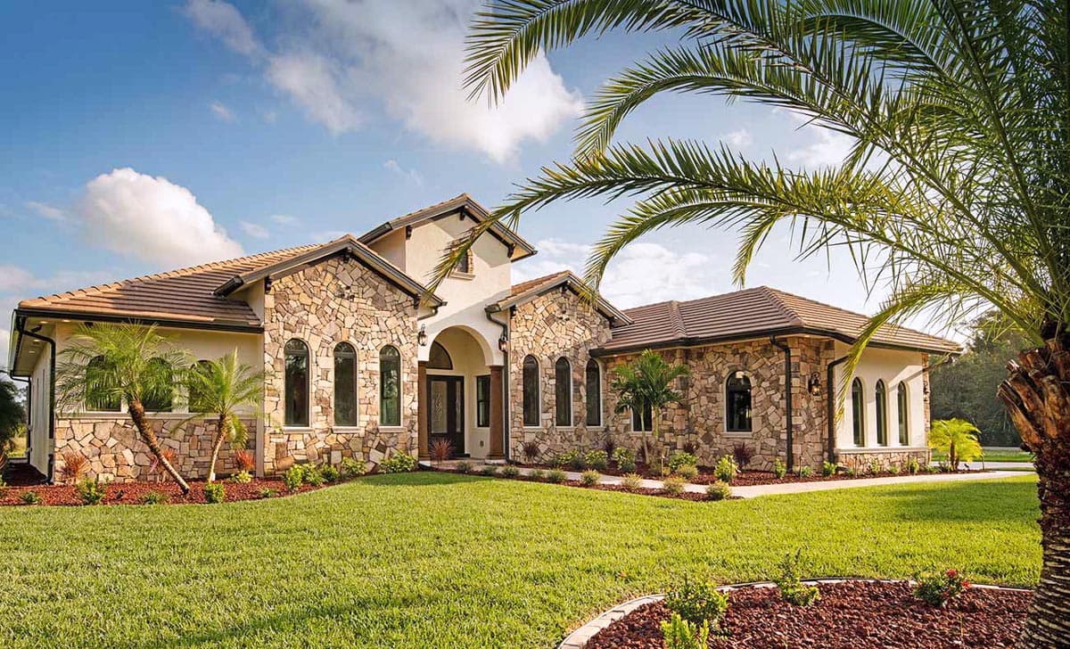 Plan 33198ZR: Mediterranean Home Plan Under 3000 Square Feet with 3 Guest Bedrooms - 2953 Sq Ft - Image #4 - European, Mediterranean, Ranch, Transitional, Tuscan