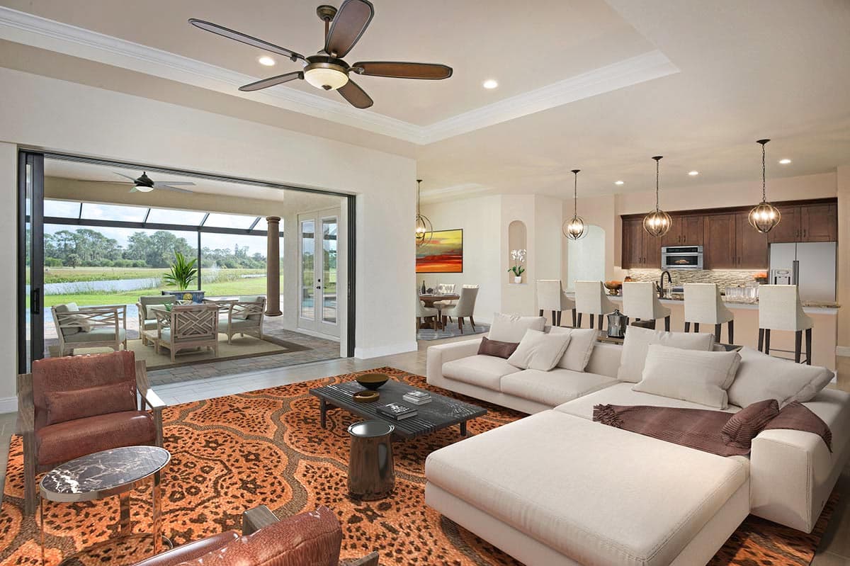 Plan 33198ZR: Mediterranean Home Plan Under 3000 Square Feet with 3 Guest Bedrooms - 2953 Sq Ft - Image #7 - European, Mediterranean, Ranch, Transitional, Tuscan