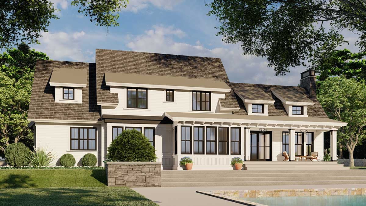 Plan 14659RK: Exciting 3-Bed Modern Farmhouse House Plan with Home Office - Image #7 - Country, Farmhouse, Modern Farmhouse, New American