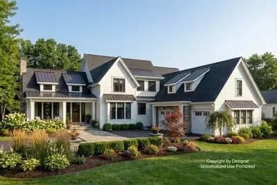 Exciting 3-Bed Modern Farmhouse House Plan with Home Office
