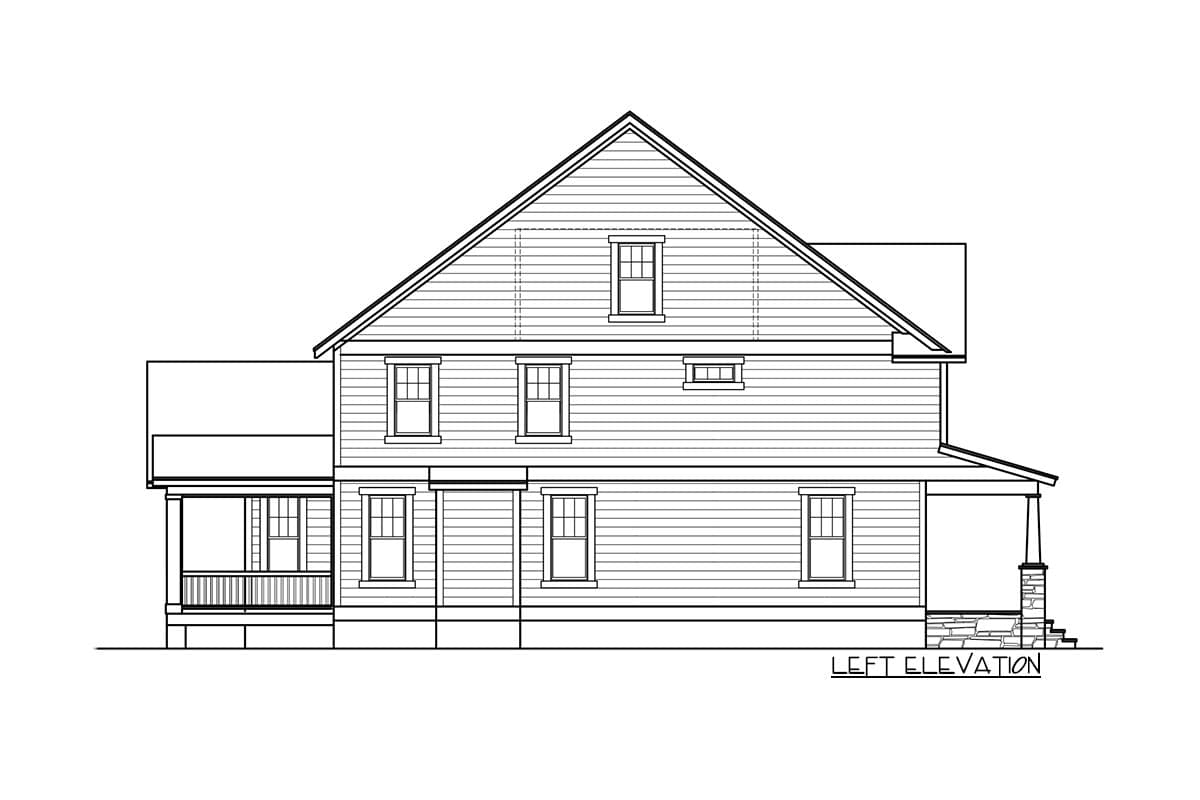Plan 500030VV: Exclusive Craftsman House Plan with Optional Bonus Room and Attic Space - 3309 Sq Ft - Image #7 - Craftsman, New American, Northwest