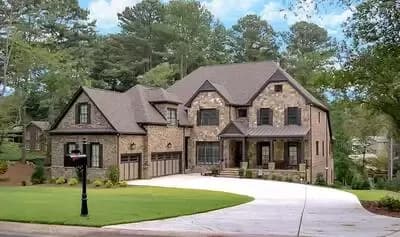 Substantial and Spacious European House Plan - 5687 Sq Ft