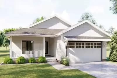 Modern Farmhouse-Style Ranch Covered Patio