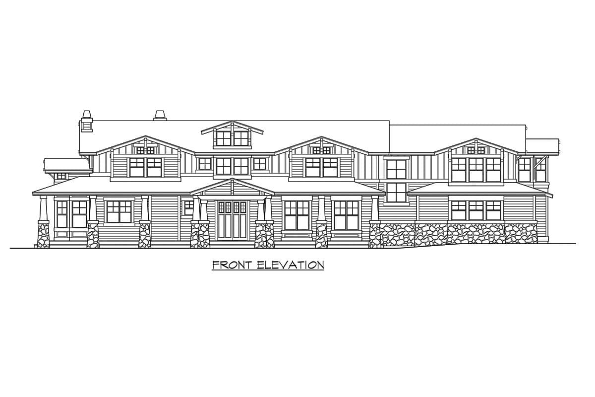 Plan 23728JD: Striking 4-Bed Craftsman House Plan With Wine Room - Image #26 - Craftsman, Northwest, Traditional